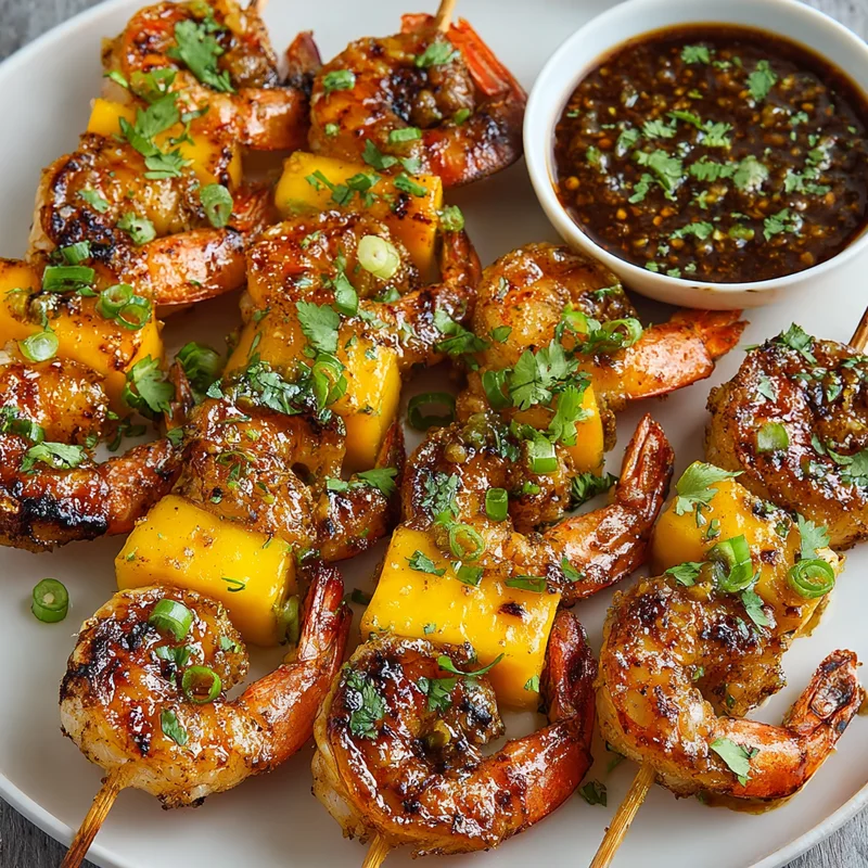 Grilled Shrimp and Mango Skewers Recipe | Easy Summer Favorite