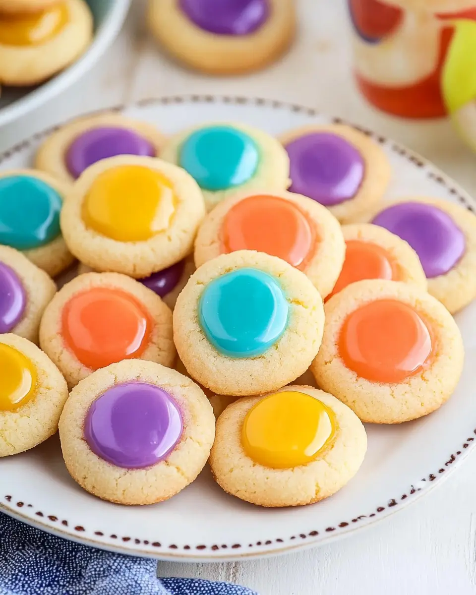 Thumbprint Cookies with Icing: Irresistibly Sweet Delight!
